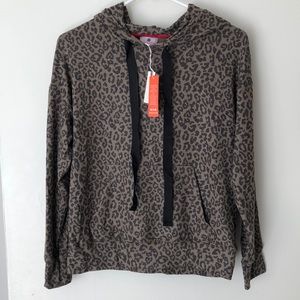 Sundry leopard hoodie